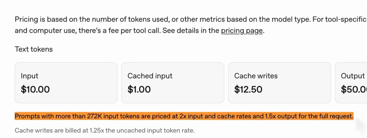 OpenAI API docs, highlighted: 
